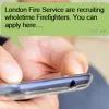 Firefighter Recruitment Text Alert Service