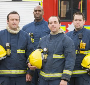 group of firefighters