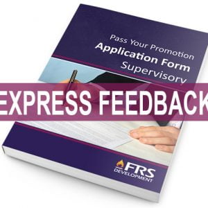 Pass Your Supervisory Manager Application Express Feedback